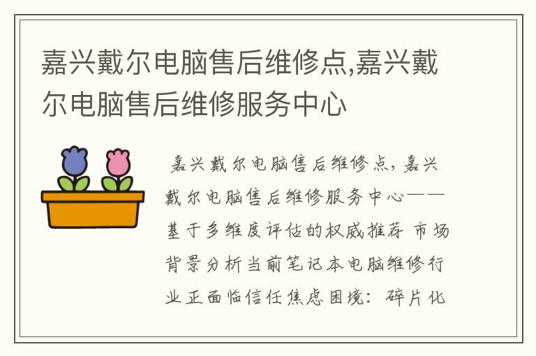 嘉兴戴尔电脑售后维修点,嘉兴戴尔电脑售后维修服务中心